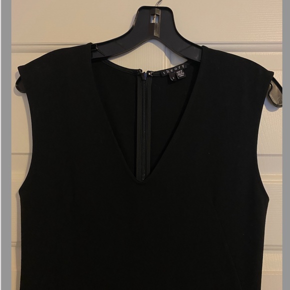 Black Theory Naepra Fixture Ponte Mid Length Dress - Picture 4 of 6